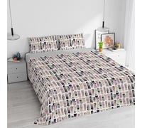 Parure letto con stampa digitale a copertura totale Watercolor, Matrimoniale, 12