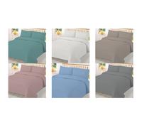 Parure Letto Sacco Copripiumino e Federe 100% Cotone Percalle Made In Italy