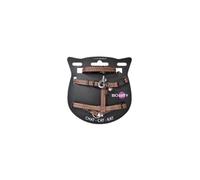 Parure Pettorina e Guinzaglio per Gatti Safe 10x25-38 cm Croci