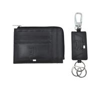JUVENTUS Juve, Parure Portacarte di Credito e Portachiavi 100% Pelle 133443 Uomo, Standard