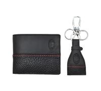 Parure Portafoglio Slim e Portachiavi 100% Pelle - MILAN 143445
