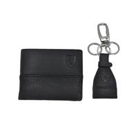 Parure Portafoglio Slim e Portachiavi di credito 100% Pelle - TORINO 263445
