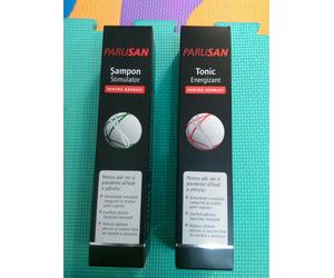 Parusan Men Stimulating Shampoo + Energizing Tonic Anti-Hair Loss stimola la ...