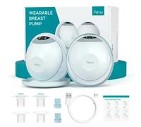 PARUU P20 HANDS-FREE WEARABLE BREAST PUMP GREEN DOUBLE PACK
