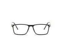 PARWANA Occhiali da Lettura Anti Luce Blu Lettori for Computer Anti affaticamento degli Occhi Occhiali da Vista a Specchio a Luce Piatta HD for Donna/Uomo (Color : Black, Size : +350)