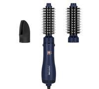 PARWIN PRO BEAUTY Spazzola ad aria calda 3 in 1, styler per capelli, spazzola per asciugatura in un solo passaggio, volume rapido, ricci, lisciatura, 3 temperature, trattamento ionico, 1100 watt, Blu