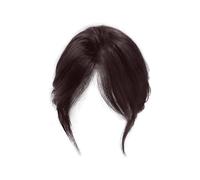 Parziale di capelli veri intrecciati a mano, per donne che stanno diradando (marrone, taglia unica)