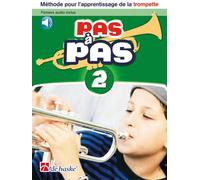 Pas à Pas Volume 2 Méthode Trompette Audio Inclus | Livre Partition Trompette Débutant Intermédiaire | Apprentissage Progressif Technique Exercices | Pratique Maison Cours Professeurs Élèves De Haske