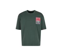 Pas De Monaco Maglietta 'Wrapper' grigio / verde scuro / rosso acceso / nero Uomo - Abbigliamento - Maglie e T-shirt - T-shirt Pas De Monaco M