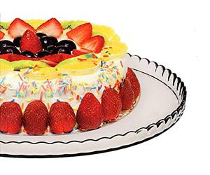 Pasabahce 10345 - Piatto per torta, 32,2 cm, colore: Trasparente