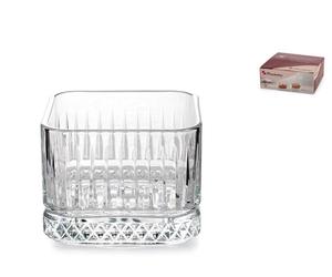 Pasabahce 4 coppette Elysia in vetro lavorato trasparente cc 235