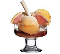 Pasabahce 41016 Iceville - Bicchieri da dessert con base ~ 265 ml, per gelato e budino, ciotole in vetro di alta qualità per gelato, macedonia, antipasti e cocktail, per la casa e la gastronomia, set