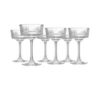 Pasabahce 471726 Elysia Confezione 6 Coppe Champagne, Vetro, Cl 26