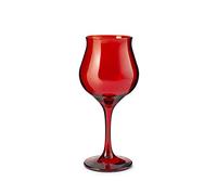 Pasabahce 518742 Wavy Set 6 Calici Flute, Vetro, Rosso