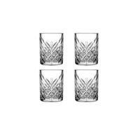 Pasabahce Bicchiere Stamper Timeless in cristallo 65 ml altezza 6,2 cm 4 pezzi design rétro