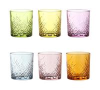 Set 6 bicchieri colorati in vetro Timeless Pasabahce multicolore