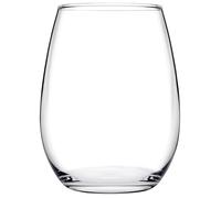 PASABAHCE 469280 Amber Confezione 6 Bicchieri Vino Bianco, Vetro, Trasparente, 35 Cl
