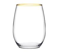 Pasabahce AMBER GOLD 420725 - Set di 6 bicchieri da bere 570 cc