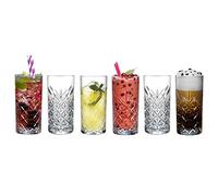 Pasabahce, bicchiere da long drink, 52820 'Timeless' nel design di cristallo, altezza di circa 14,3 cm, set da 6, 30 Centilitri