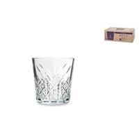 Pasabahce Confezione 6 bicchieri Timeless Double Old Fashioned impilabili 35,5