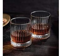 Pasabahce Elysia 520014 - Set di 4 bicchieri da whisky, design retrò e cristallo, 210 ml