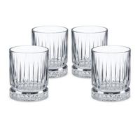 Pasabahce Elysia 520014 - Set di 4 bicchieri da whisky, design retrò e cristallo, 210 ml