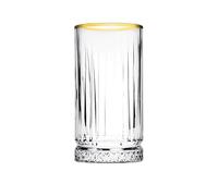 Pasabahce ELYSIA GOLDEN TOUCH 520015 - Set di 4 bicchieri da longdrink, 450 ml