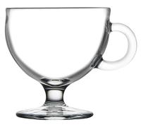 Pasabahce H&H 55182 Multiusag Confezione 4 Coppe con Manico, 25 cl, 4 unità