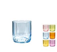 Pasabahce Set 6 bicchieri Leia in vetro, colori assortiti, 26 cl