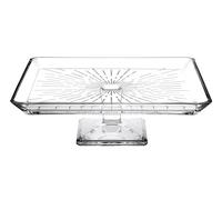 PASABAHCE Madlen Alzata in Vetro, Quadrata, cm24