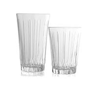 PASABAHCE Nessie Servizio 12 Bicchieri (6 Bicchieri Acqua 34cl e 6 Bicchieri Vino 24cl)