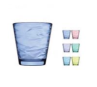 Pasabahce Bicchieri in vetro Origami Colorati 24,5 cl Confezione da 6