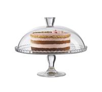Pasabahce - Patisserie Alzatina In Vetro Con Campana, Diametro 32 Cm