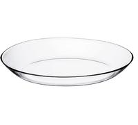 Pasabahce Piatto da portata ovale rotondo in vetro per snack salati dolci e feste (singolo)