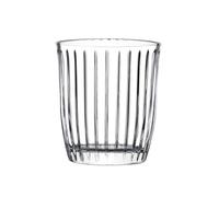 Pasabahce - Set 4 Bicchieri Joy Acqua in Vetro Rigato 28 cl - Lavabili in Lavastoviglie, Design Fresco e Moderno
