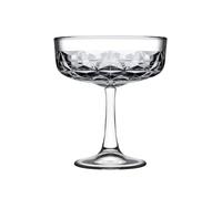 Pasabahce - Set 4 Coppe Cocktail Estrella in Vetro Trasparente Lavorato 25 cl - Eleganti, Lavabili in Lavastoviglie, Perfette per Drink Raffinati