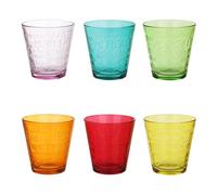 Pasabahce Set 6 bicchieri colorati City Pop vetro