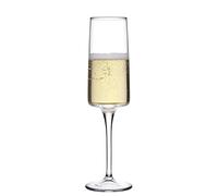 Pasabahce - Set 6 Calici Flute Iconic in Vetro Trasparente 19 cl - Eleganti, Resistenti e Lavabili in Lavastoviglie, Ideali per Spumanti e Champagne