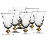Pasabahce Set 6 Calici Vino Sophia Cl 20 Trasparente/oro