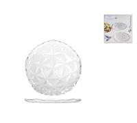 Pasabahce Set 6 Piatti Frutta Estrella In Vetro Trasparente Cm 20