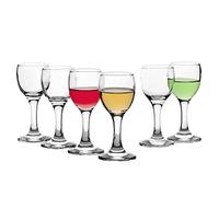 Pasabahce Set 6 bicchieri da liquore 60 ml in cristallo – premium per bistrò
