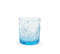 PASABAHCE Timeless Set 4 Bicchieri Vetro Azzurro, 34.5cl, 34,5cl