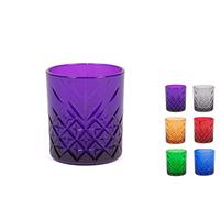 Pasabahce Timeless Set 6 Bicchieri da Acqua, Colori Assortiti, 34cl