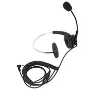 Pasamer Cuffia Mono per Call Center Cuffie Regolabili comode Cuffie Flessibili 20-20 kHz con cancellazione del Rumore Protezione dell'Udito per Tablet PC