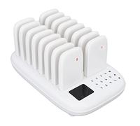 Pasamer di Chiamata Wireless, cercapersone per ristoranti Trasmissione a 546 YD Controllo Touch 16 cercapersone 2 modalità di Vibrazione per Ristorante Spina UE