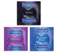 PASANTE Misti Extra + Ribbed + Ribs & Dots PRESERVATIVI 90 Profilattici