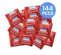 PASANTE PROFILATTICI GUSTO FRAGOLA 53MM 144 PEZZI
