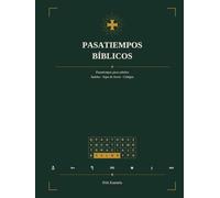 Pasatiempos Bíblicos: 90 Pasatiempos en Español para Adultos: Sudoku, Sopa de Letras y Códigos