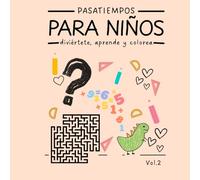 Pasatiempos para niños: Diviértete, aprende y pinta