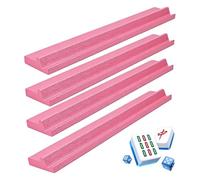 Pasbuteiy Supporti Per Mahjong - Organizzatore Compatto per Giochi di Domino in 4 Pezzi - Porta Tessere In Legno Per Majiang - Per Casa Feste E Intrattenimento Viaggi Club Vacanze E Riunioni Familiari